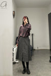 Geoffrey B. Small shirt GRS08 black coffee print 22